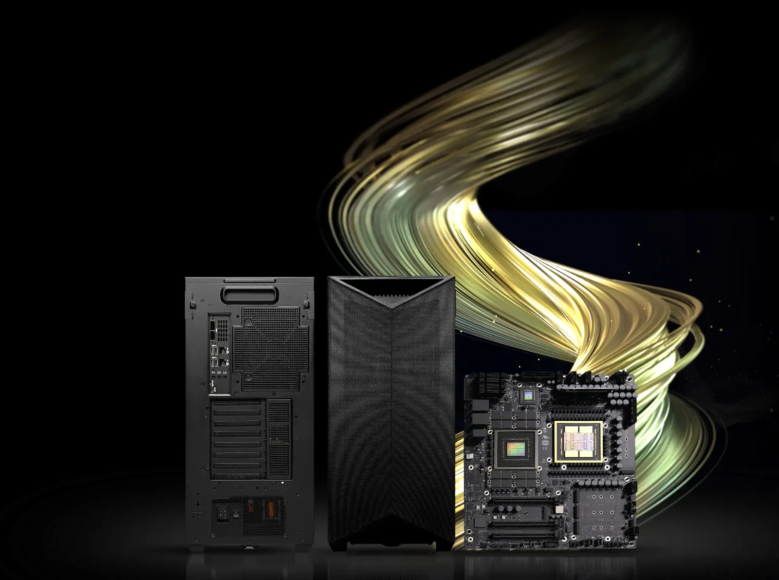 MSI NVIDIA DGX Station AI supercomputing launch visual