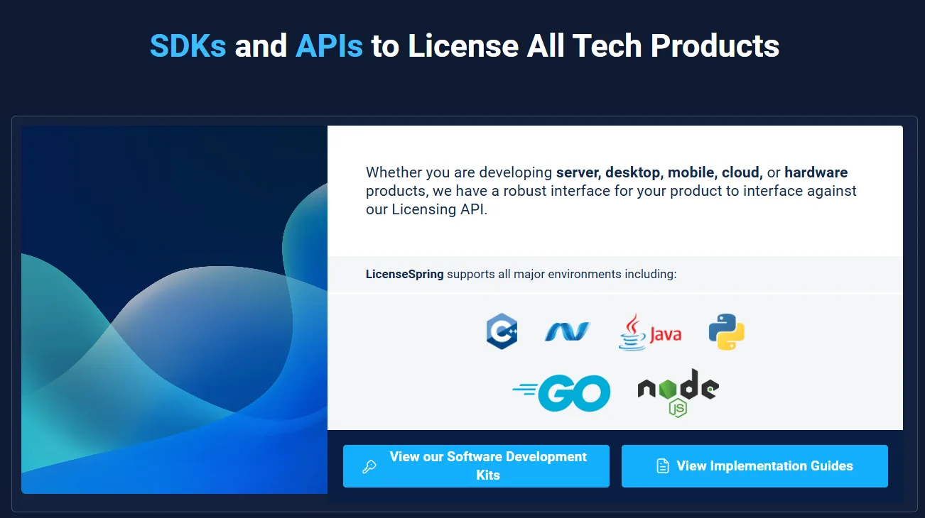 LicenseSpring product and launch content visual